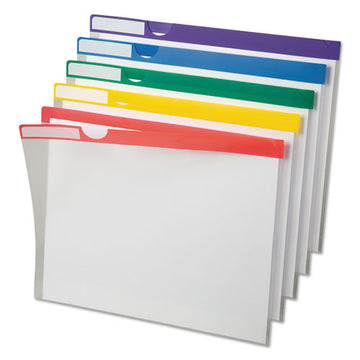 Pendaflex® Clear Poly Index Folders, Letter Size, Assorted Colors, 10-pack freeshipping - TVN Wholesale